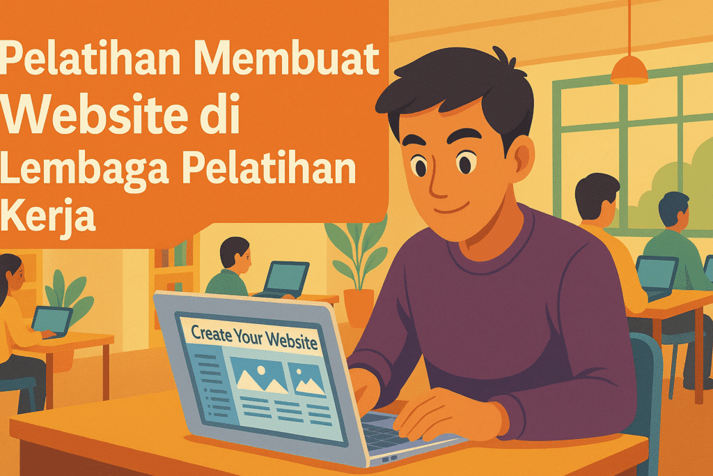 pelatihan membuat website di LPK CSBI