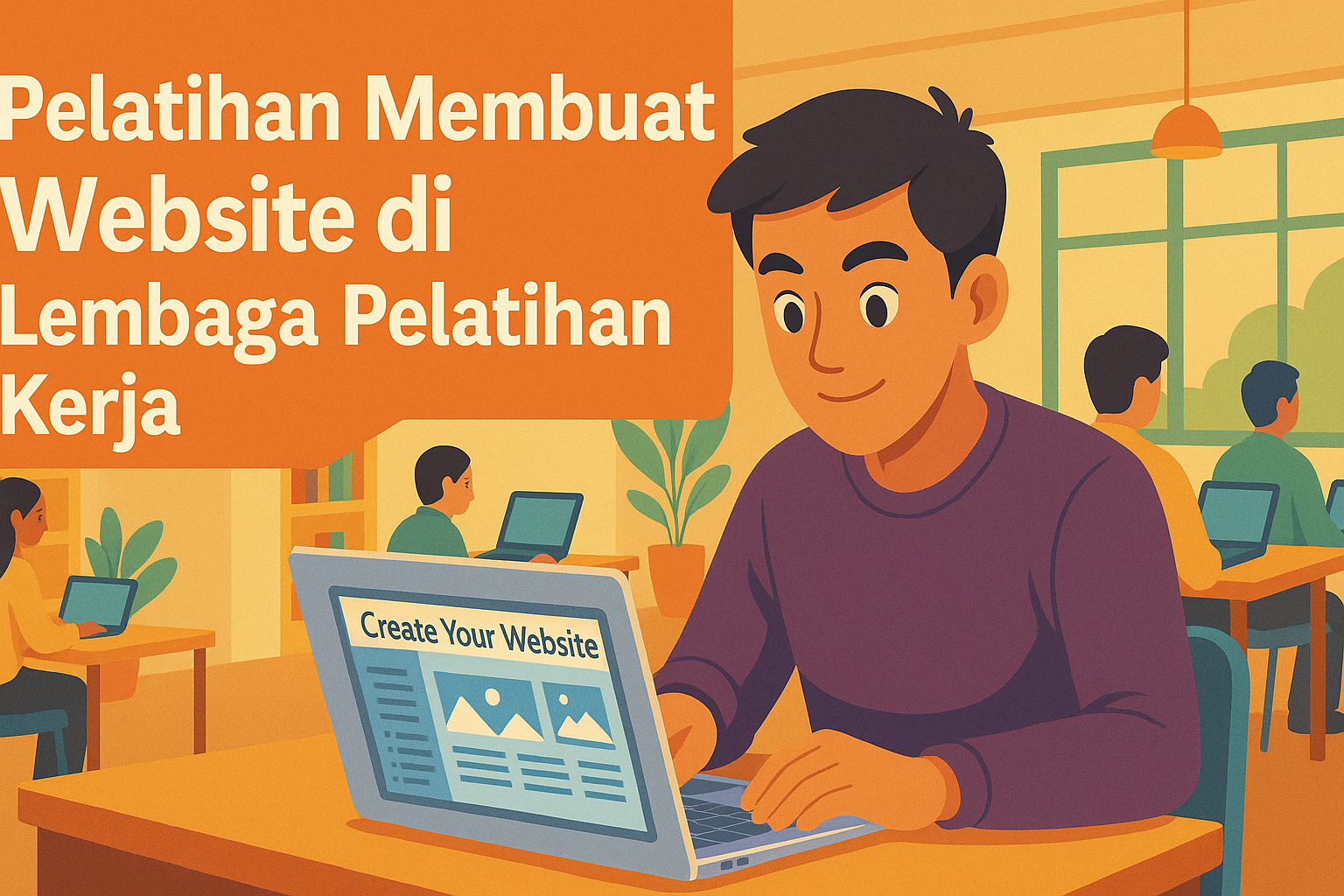 pelatihan membuat website di LPK CSBI