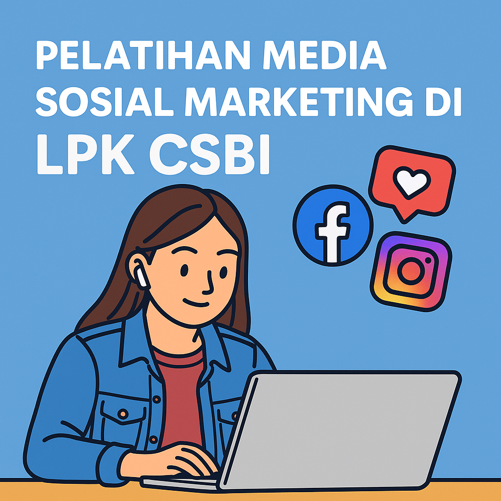 Pelatihan Media Sosial Marketing di LPK CSBI
