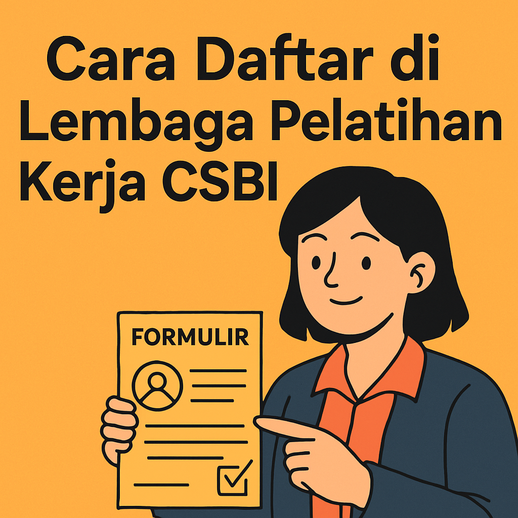 Cara Daftar di Lembaga Pelatihan Kerja CSBI