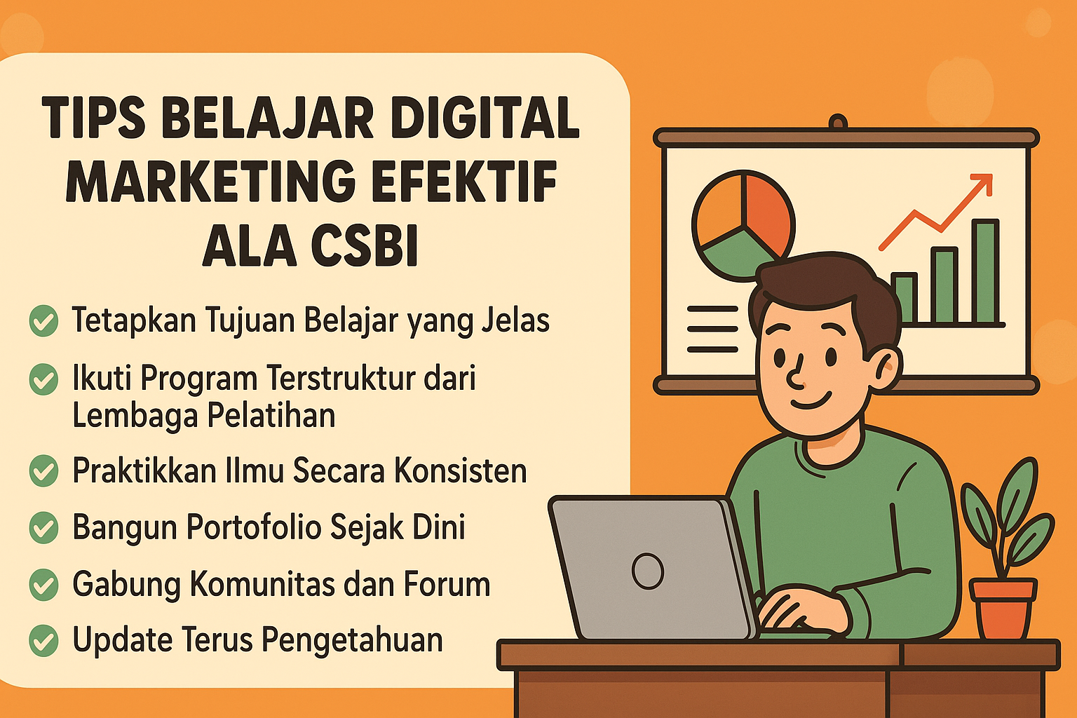 Belajar Digital Marketing Efektif ala CSBI