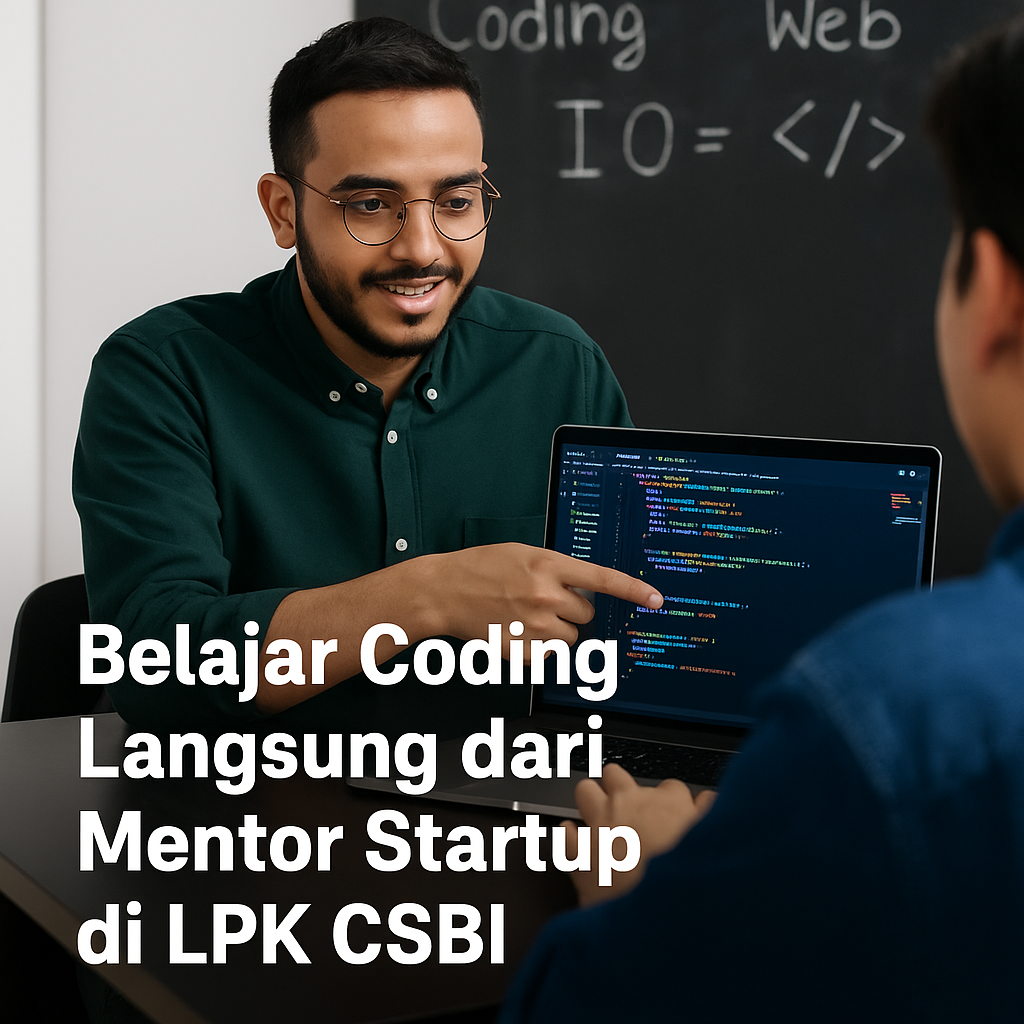 Belajar Coding Langsung dari Mentor Startup di LPK CSBI
