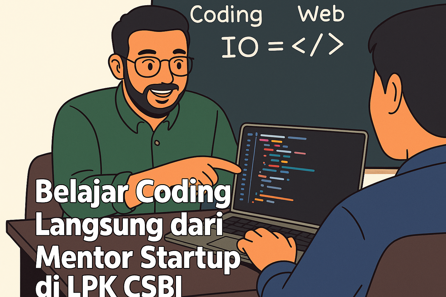 Belajar Coding Langsung dari Mentor Startup di LPK CSBI