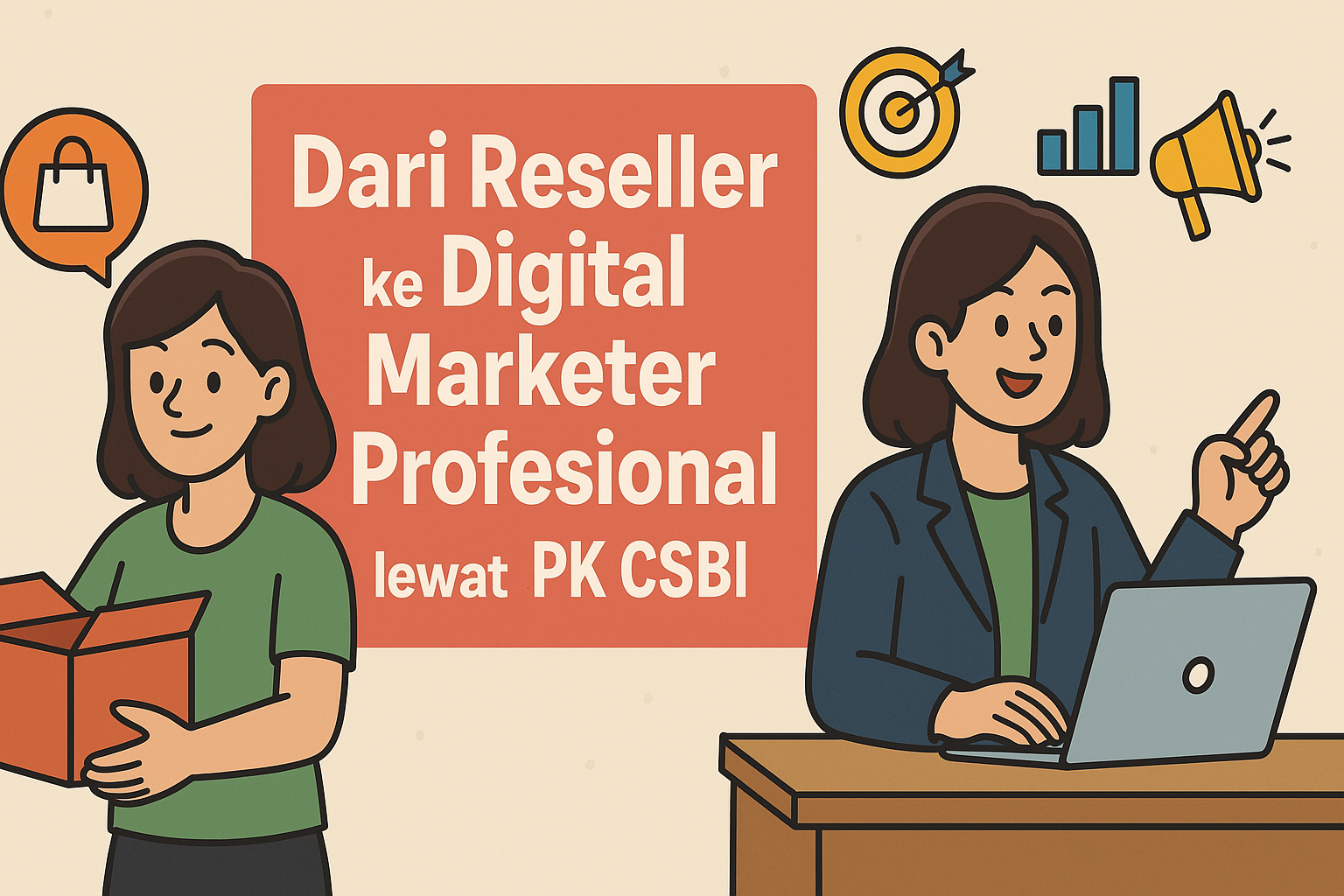 Dari Reseller ke Digital Marketer Profesional lewat LPK CSBI