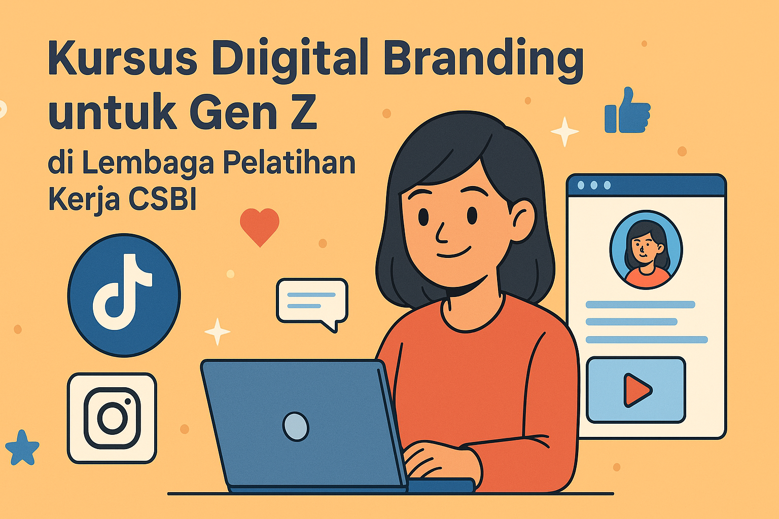 Kursus Digital Branding untuk Gen Z di LPK CSBI