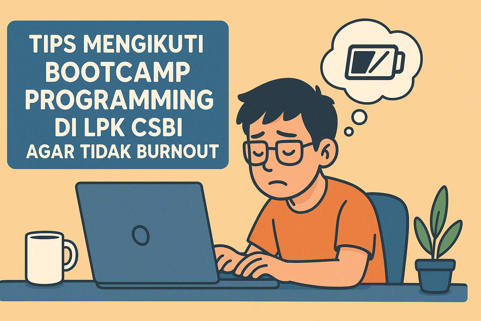 Tips Mengikuti Bootcamp Programming di LPK CSBI Agar Tidak Burnout