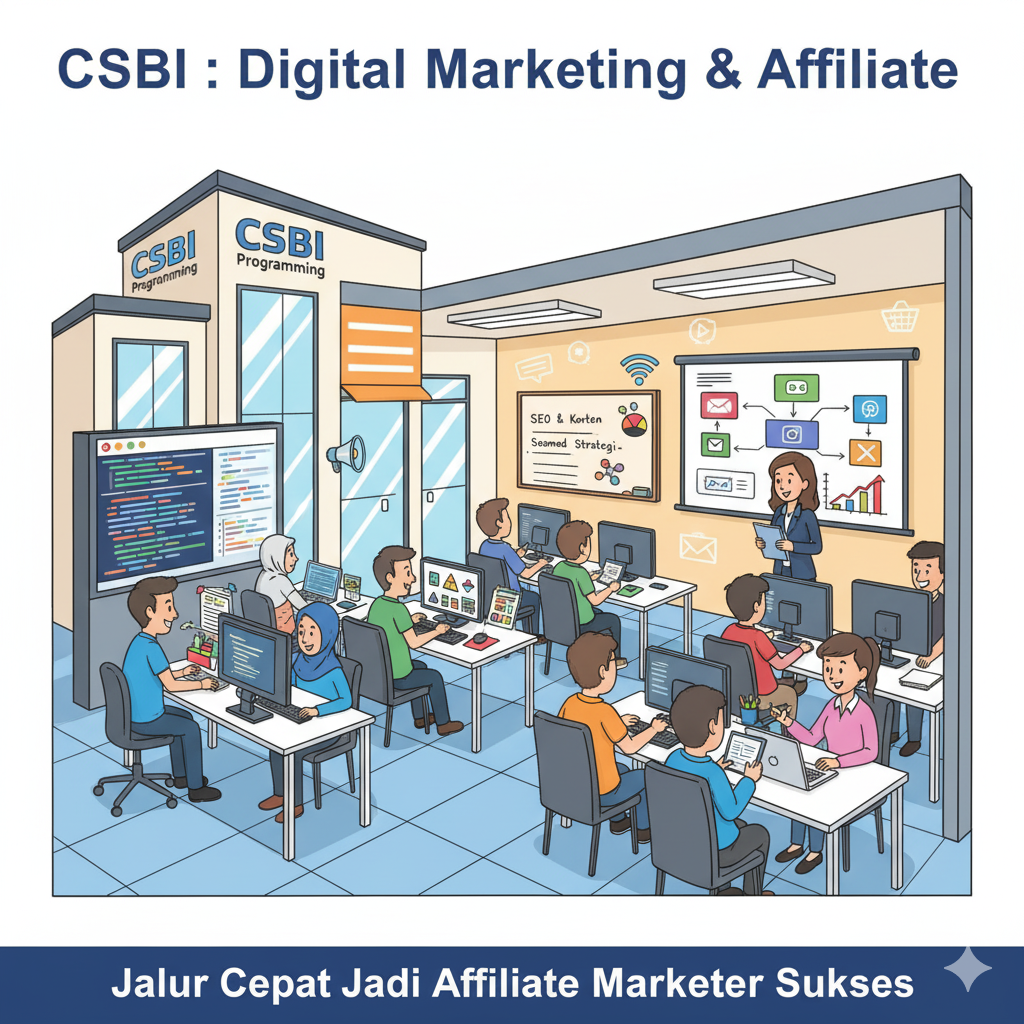 Spesialis Digital Marketing untuk Affiliate Marketer di Lembaga Pelatihan Kerja CSBI