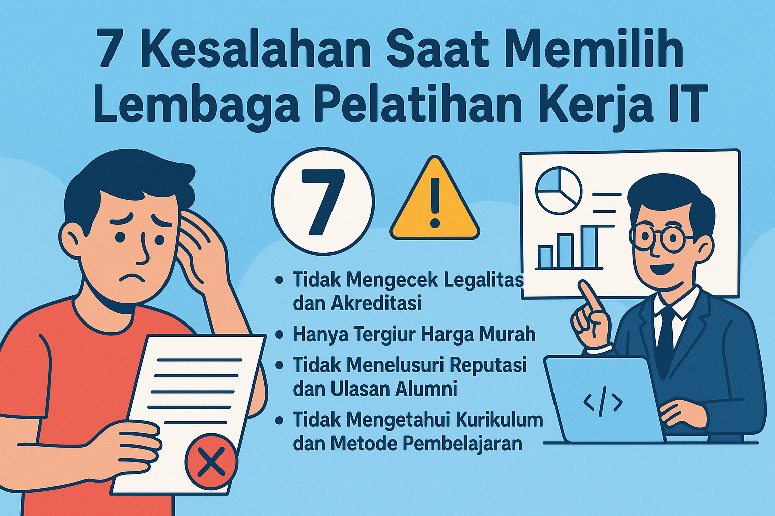 7 Kesalahan Fatal Saat Memilih LPK IT yang Wajib Kamu Hindari
