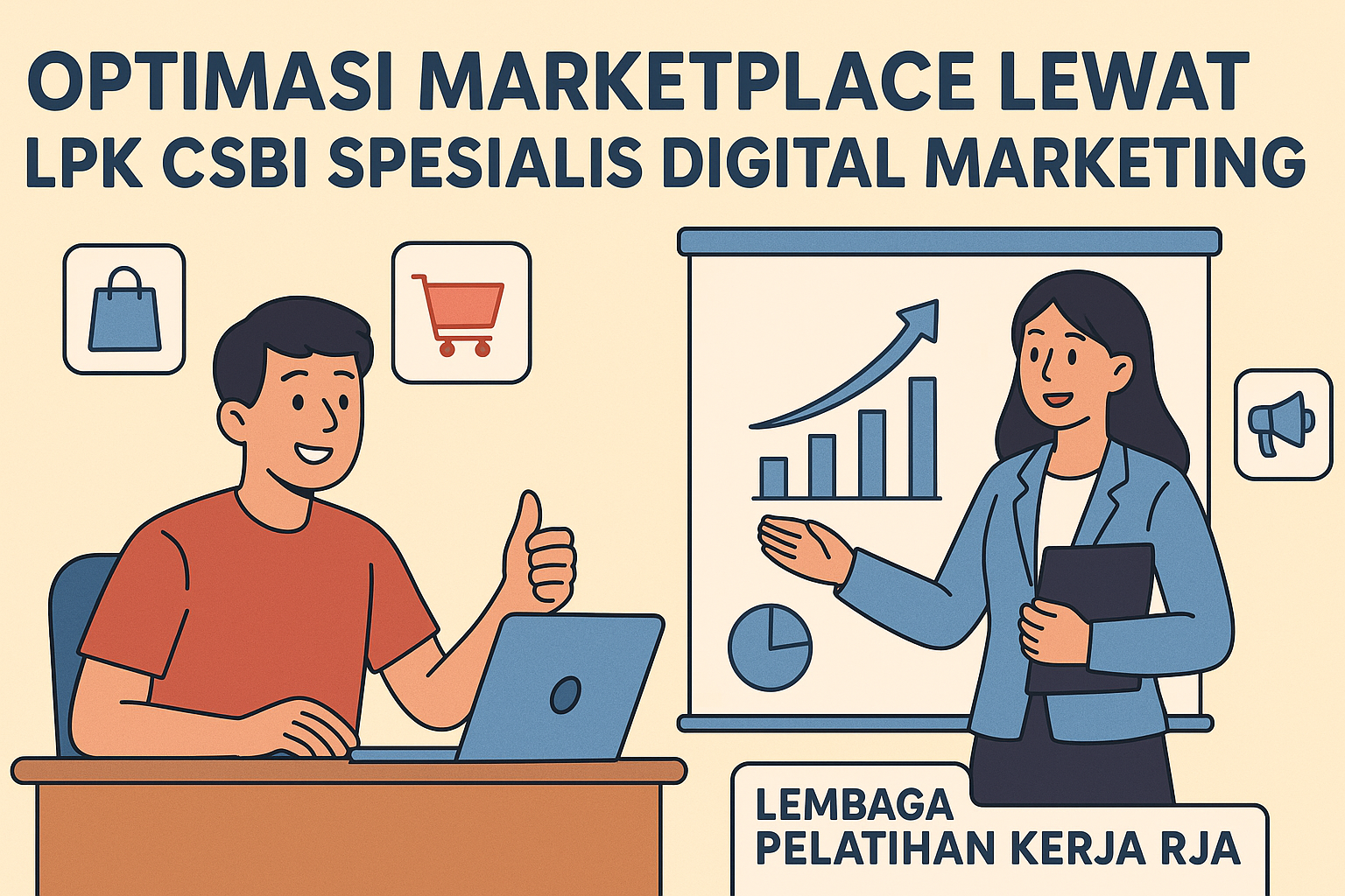Optimasi Marketplace Lewat LPK CSBI Spesialis Digital Marketing