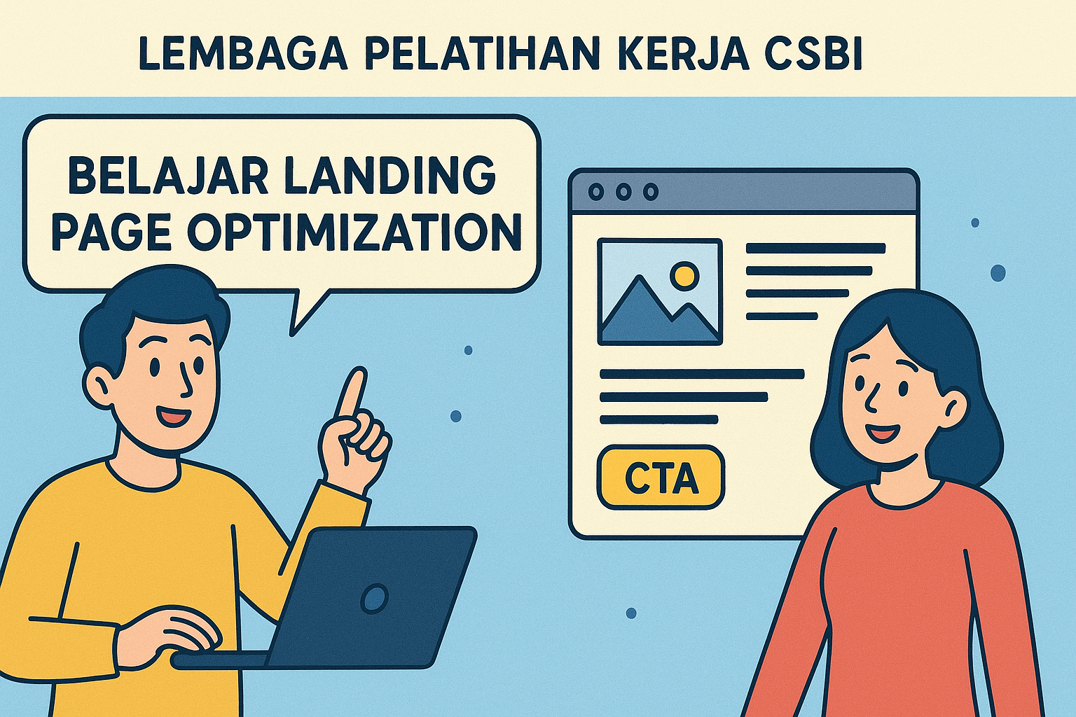 Belajar Landing Page Optimization di Lembaga Pelatihan CSBI